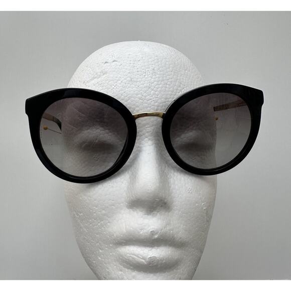 DOLCE & GABBANA DG4268 501 8G 52/22 140 3N Women Sunglasses Black Gold - Picture 1 of 12